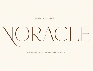 Noracle font