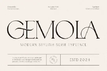 Gemola font