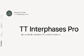 TT Interphases Pro font