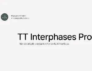 TT Interphases Pro font