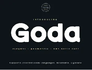 Goda font