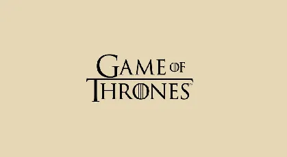 Game Of Thrones font