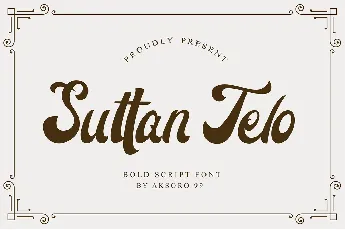 Suttan Telo font