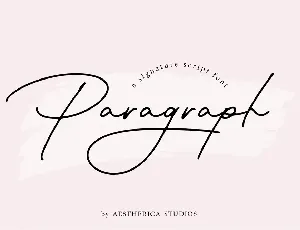 Paragraph font