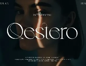 QESTERO font