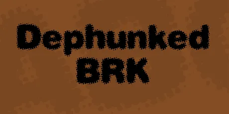 Dephunked BRK font