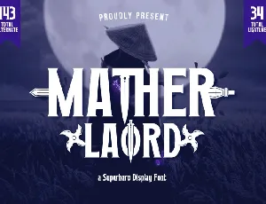 Mather Laord font