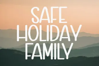 Safe Holiday Family font