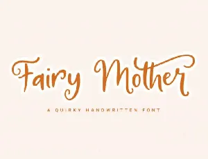 Fairy Mother Script font