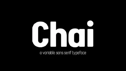 Chai Sans Serif font