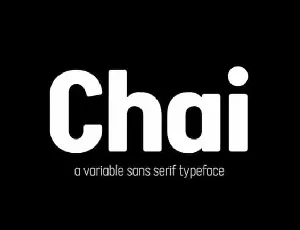 Chai Sans Serif font