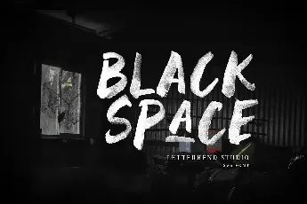 Black Space SVG font