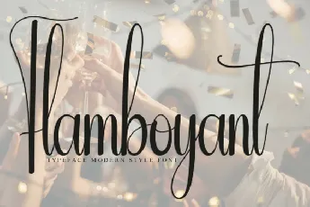 Flamboyant Script font