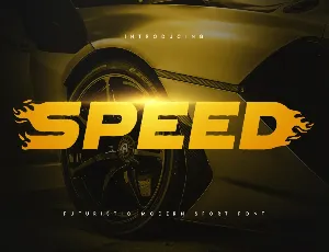 SPEED font