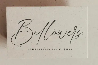 Bellowers font