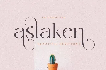 Astaken font