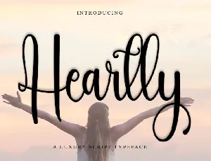 Heartly font