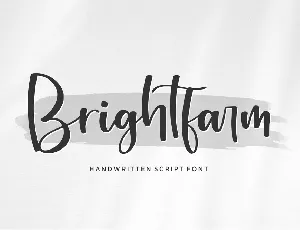 Brightfarm font