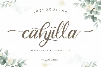 Cahjilla font