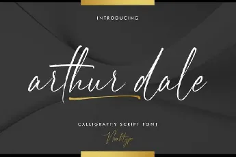 Arthur Dale Script font