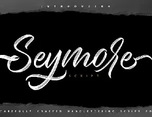 Seymore Brush font