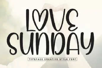 Love Sunday Display font