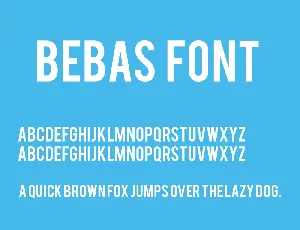 Bebas Family Free font