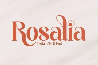 Rosalia font