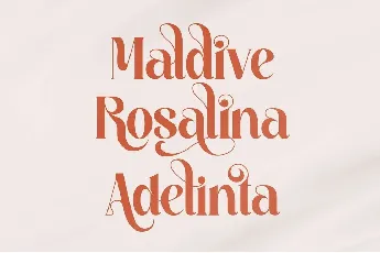 Rosalia font