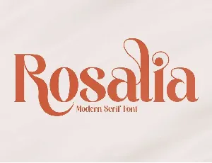 Rosalia font