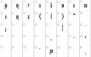 Hieroglyphic font