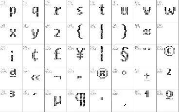 Ring Matrix font