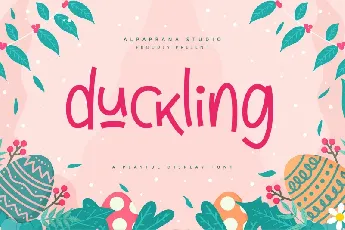 Duckling – Playful Display font