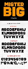 Mister Big font