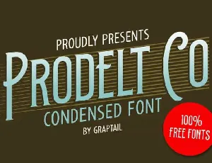 Prodelt Co Display font