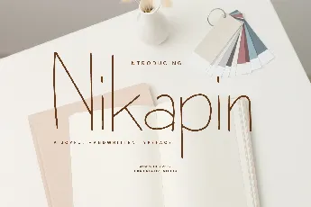 Nikapin Personal Use font