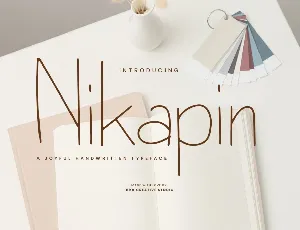 Nikapin Personal Use font