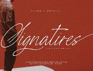 Signatures font