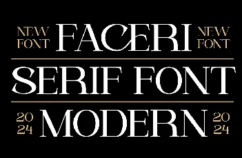 FACERI font