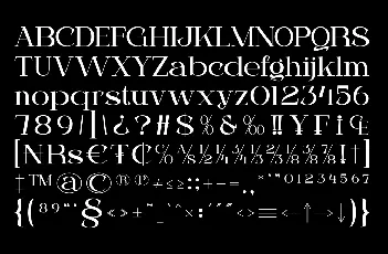 FACERI font