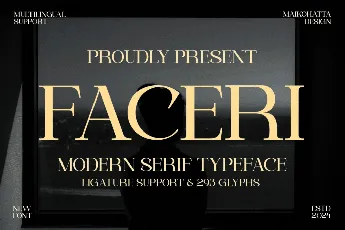 FACERI font