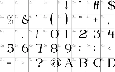 FACERI font