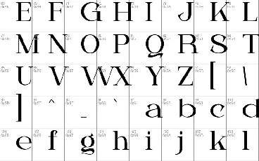 FACERI font