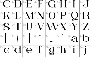 FACERI font