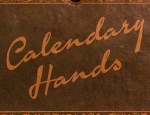 Calendary Hands PERSONAL USE DE font