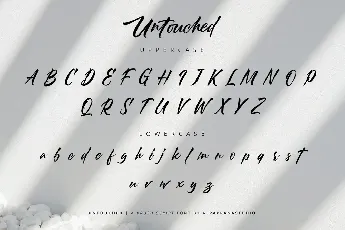 Untouched font