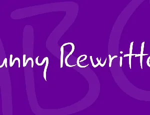 Gunny Rewritten font