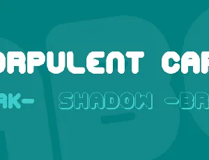 Corpulent Caps font