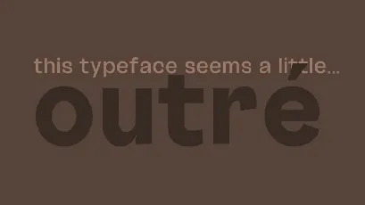 Outreque Family font