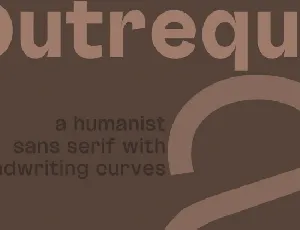 Outreque Family font